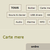 partie publique |&nbsp; page permettant de g�rer les produits