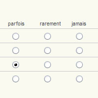 partie publique |&nbsp; une des pages du questionnaire sur l'alimentation